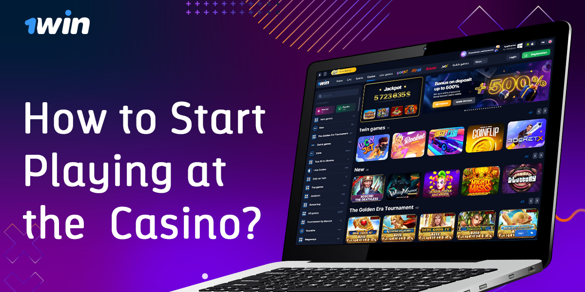 Step-by-step instructions on how to start playing online casinos at 1Win
