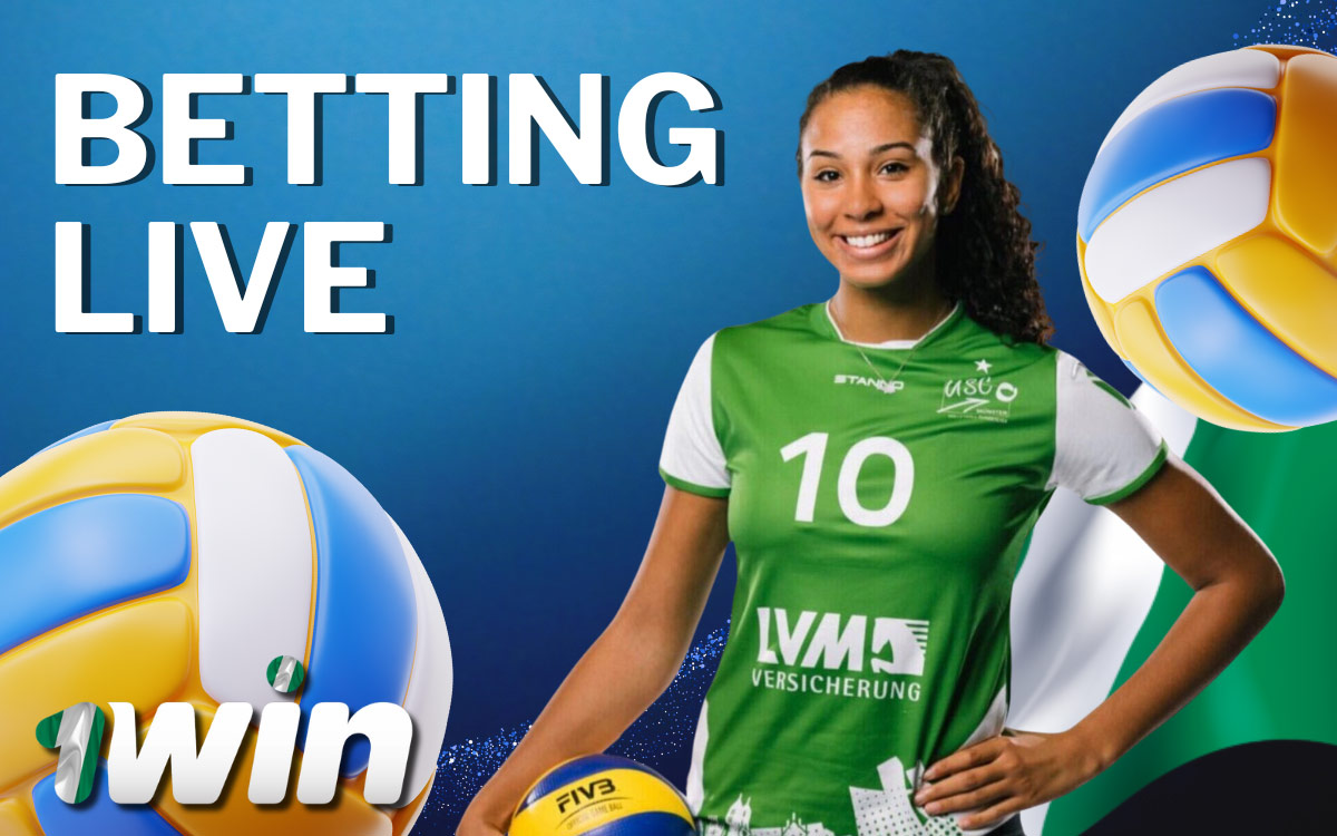 Live betting on Volleyball 1win